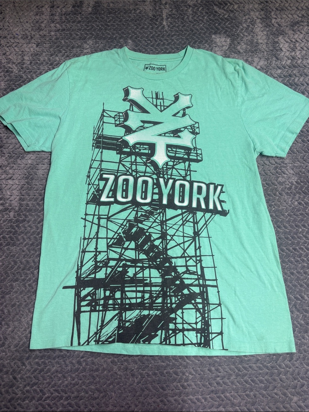Zoo York Mint Green Graphic Short Sleeve Tee
